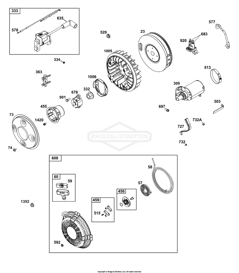 Flywheel/Ignition/Starter Group