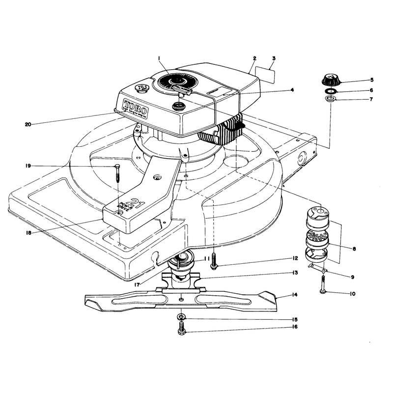 Engine Assembly Model 18060