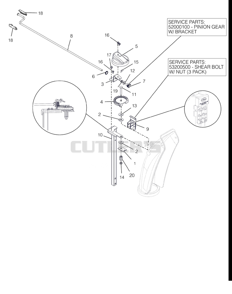 Chute Rotation