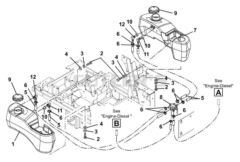 Fuel Tanks And Hoses