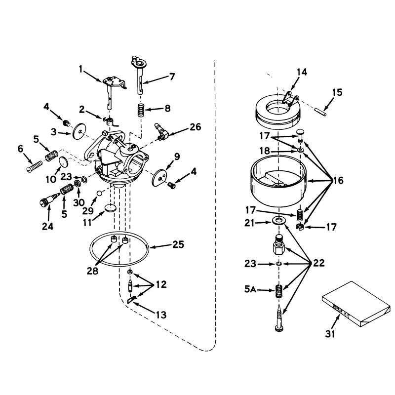 Carburetor Model No. 631144