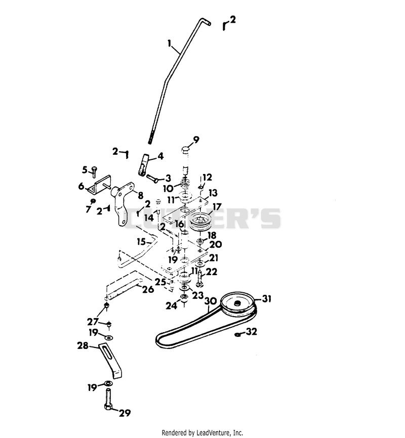 TRACTION CLUTCH LINKAGE