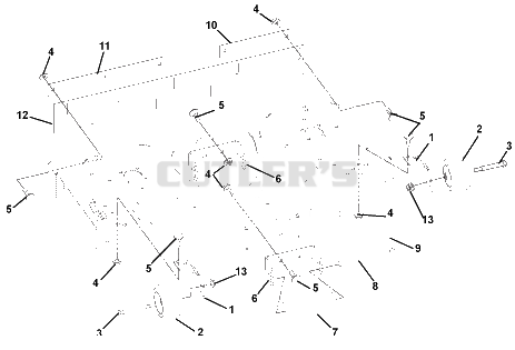 Mower Brackets And Rollers