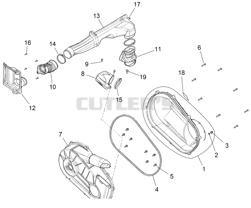 Clutch Cover And Ducting