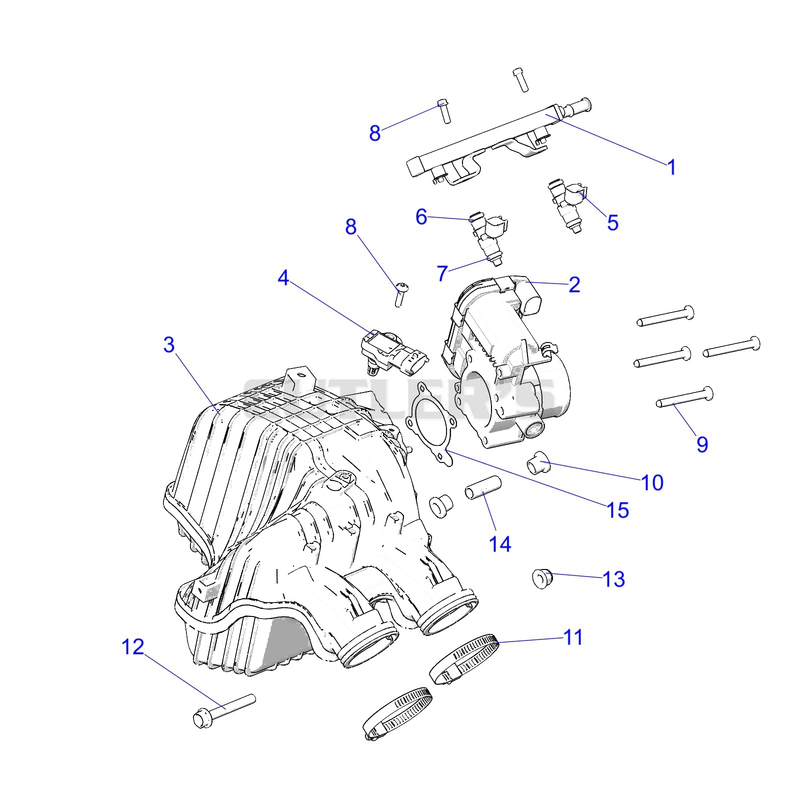 Engine, Air Intake Manifold