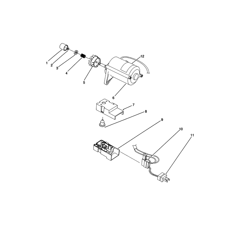 Starter Motor Assembly (model No. 38175 Only)