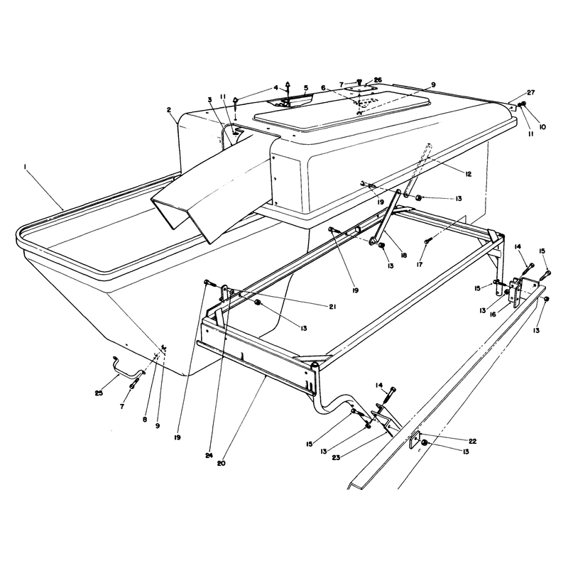Grass Collection System Model No 30751 Optionalcontinued