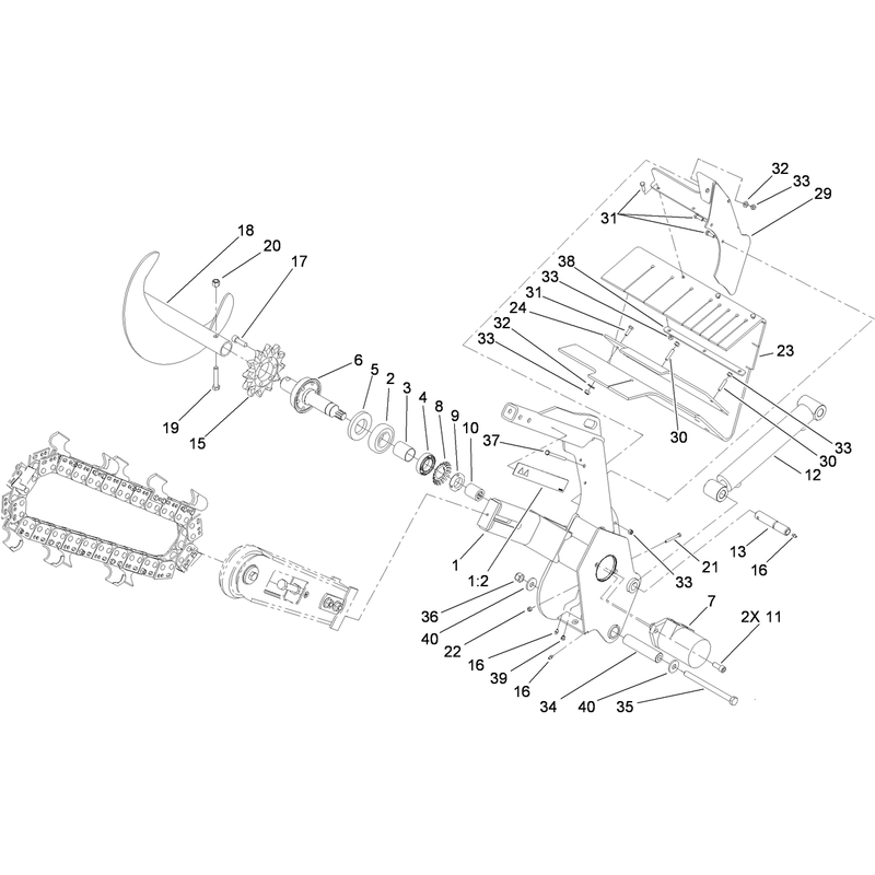 Trencher Assembly