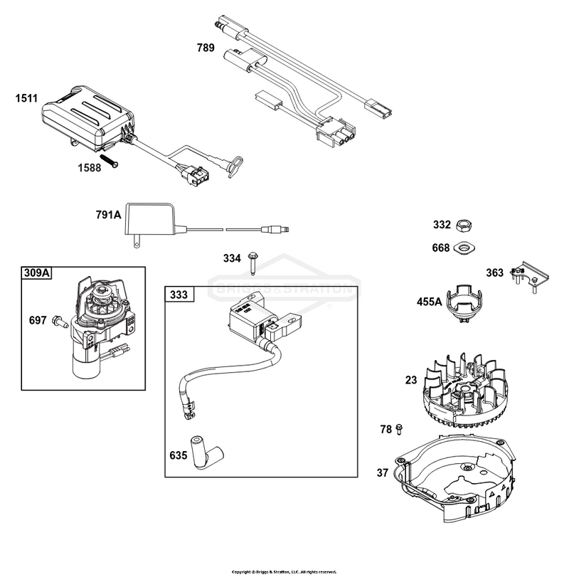 Flywheel, Ignition, and Starter Group