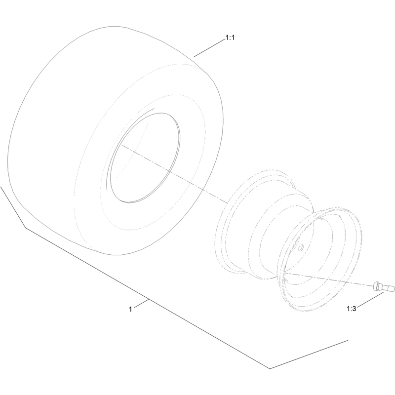 Rear Tire Assembly