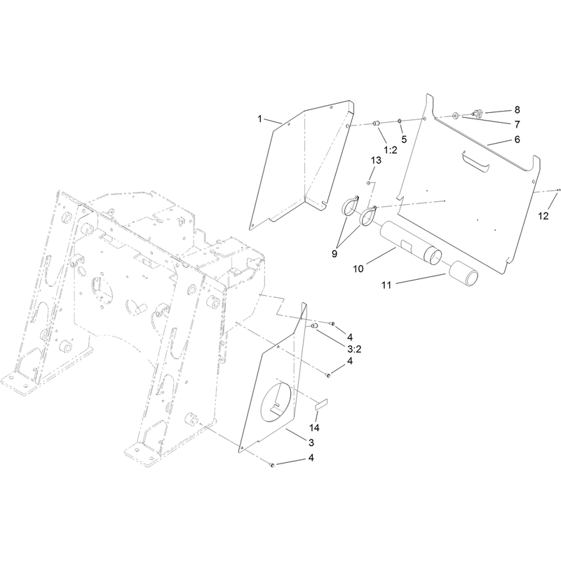 Rear Access Cover Assembly