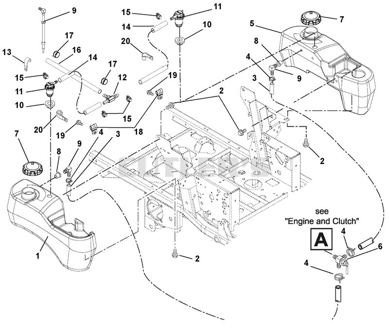 Fuel Tanks And Hoses