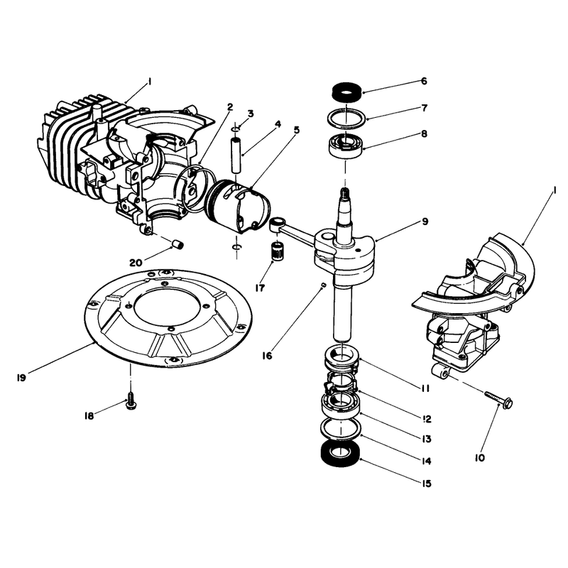 Engine Assembly Model No. 47ph7