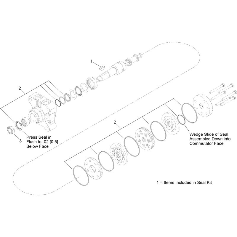 Hydraulic Motor Assembly No 127-9603