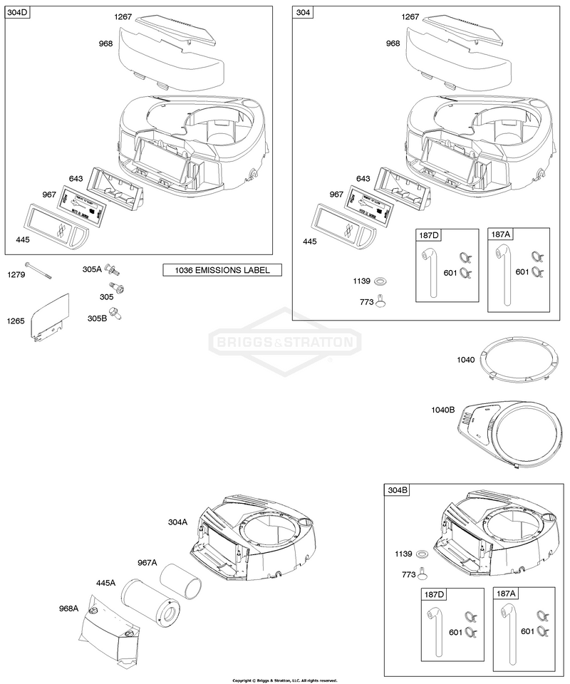 Air Cleaner, Blower Housing