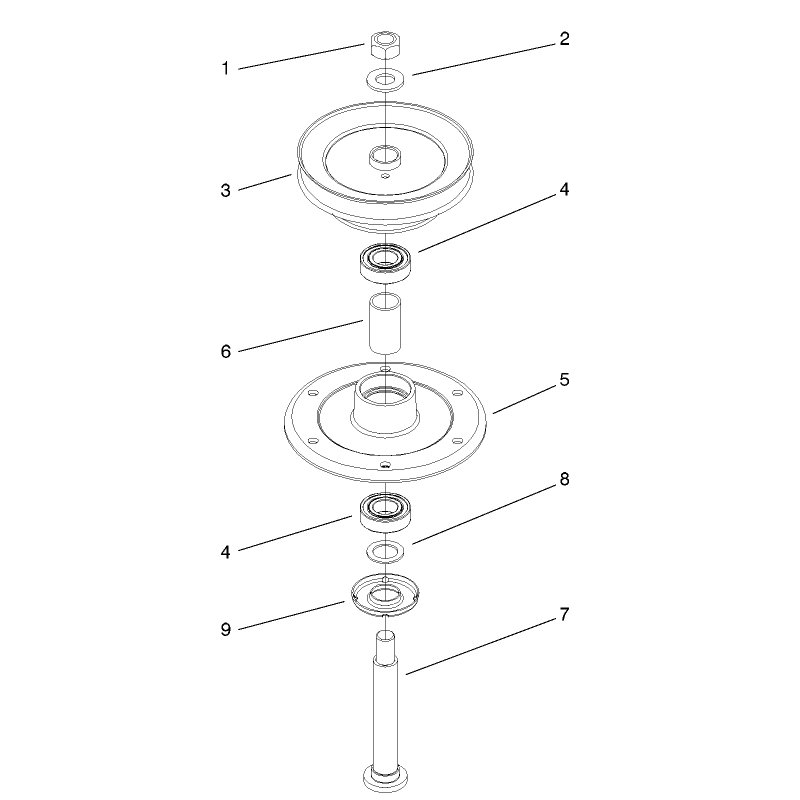 Spindle Housing Assembly No 104-6315