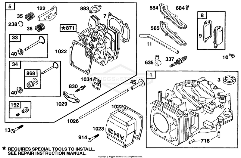 Cylinder, Head Assy
