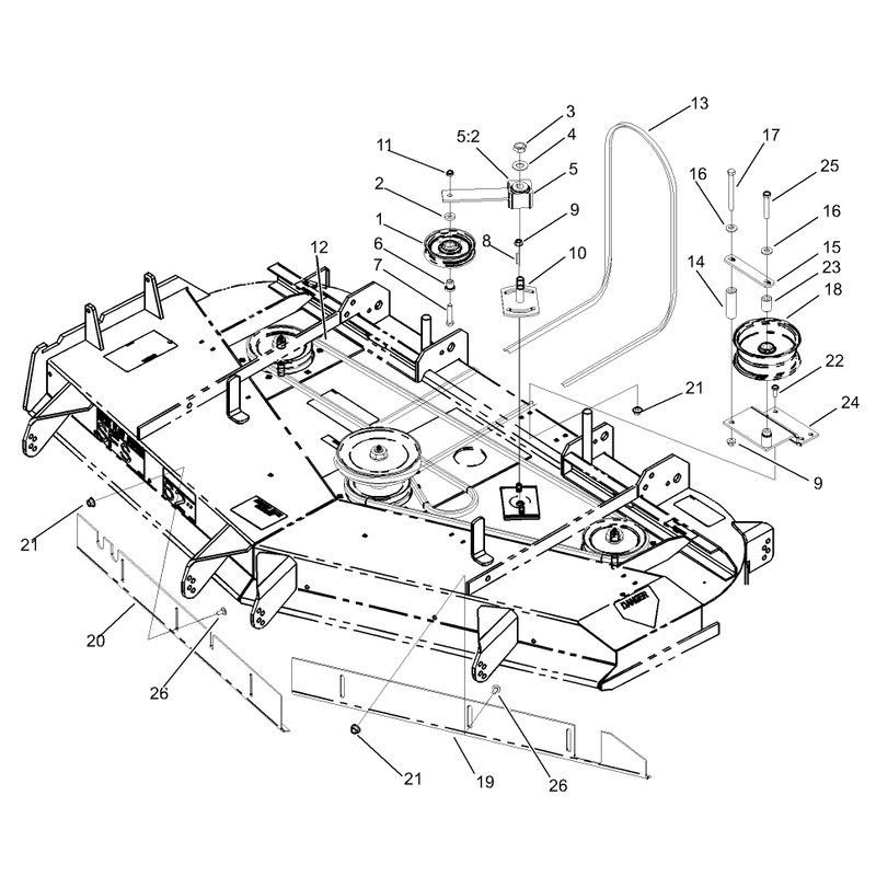Belt and Idler Arm Assembly