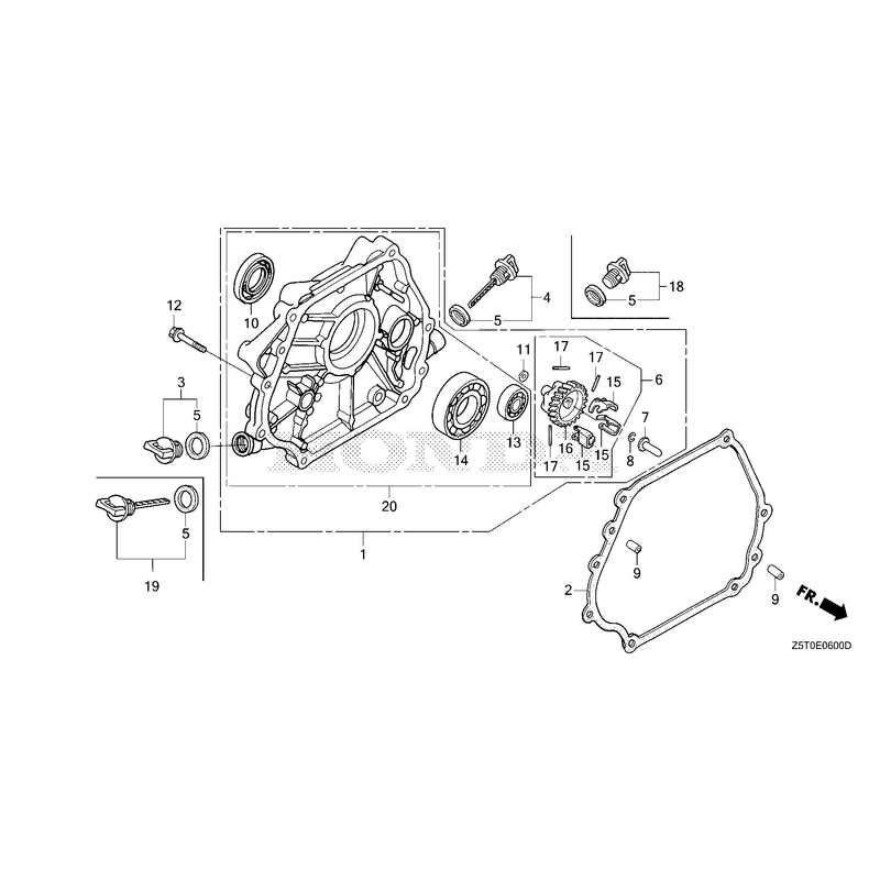 CRANKCASE COVER (1)
