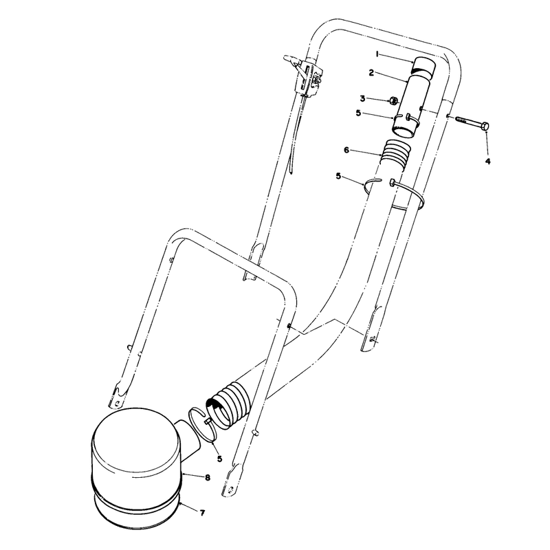 Remote Air Cleaner Kit No 43-6940 Optional