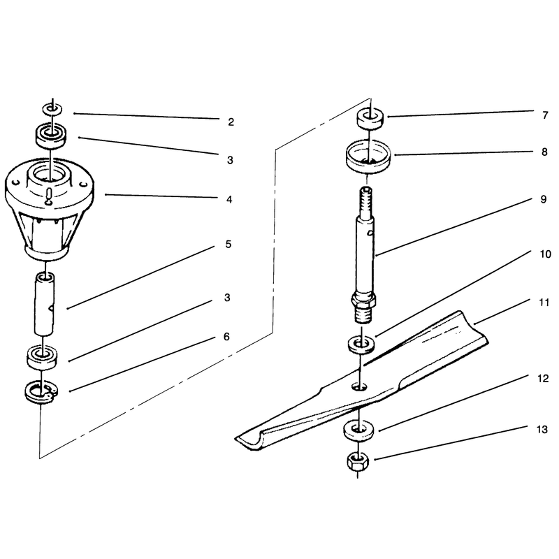Spindle & Blade Assembly