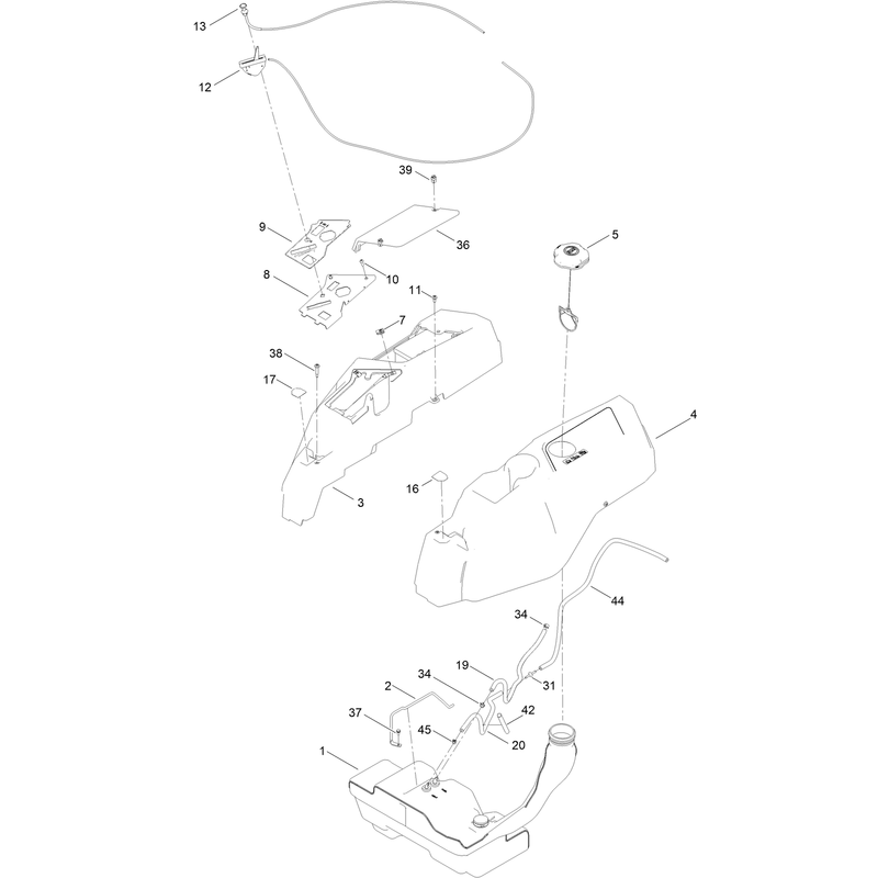 Body Styling and Fuel Pod Assembly