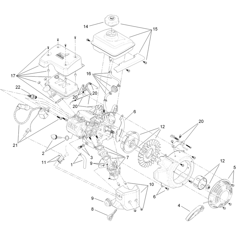 Engine Assembly No. 119-1974