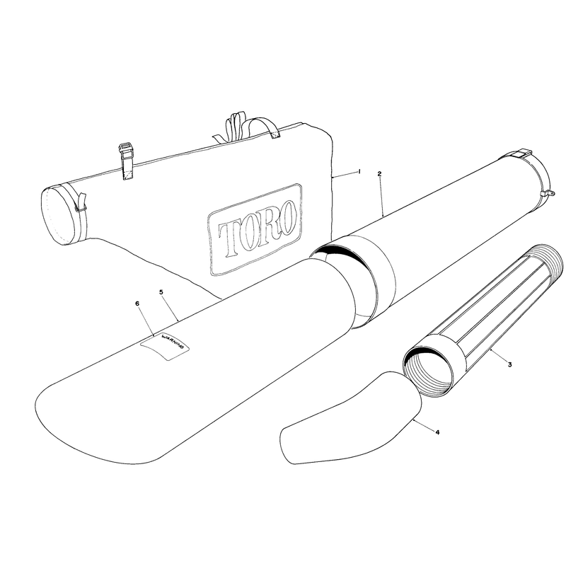 RAKE-O-VAC BAGGING KIT MODEL 51523 (Standard on Model 51540 Optional on Model 51530)