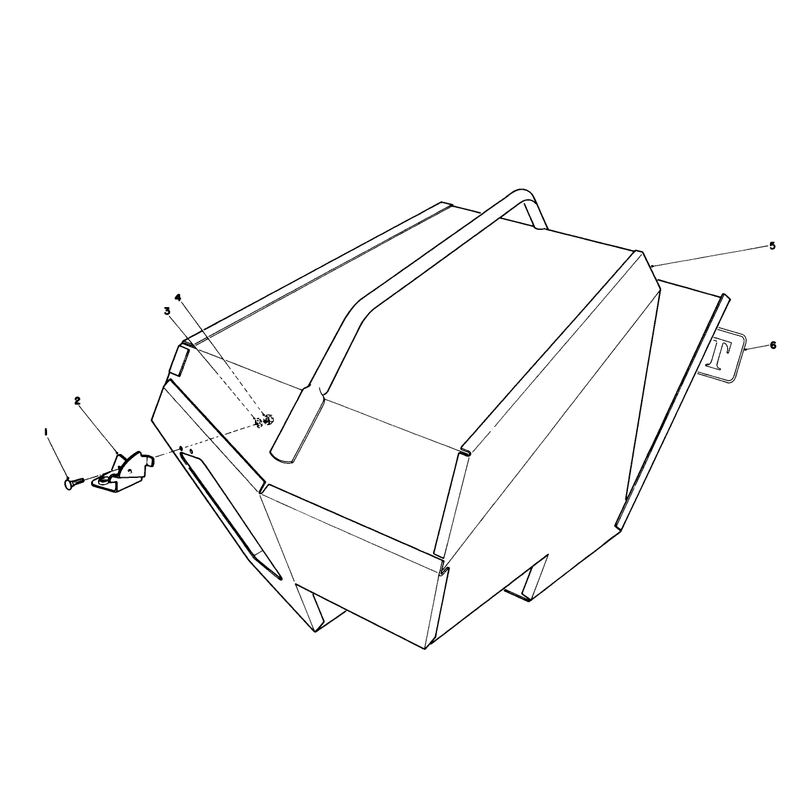 Steel Grass Catcher Model 22099
