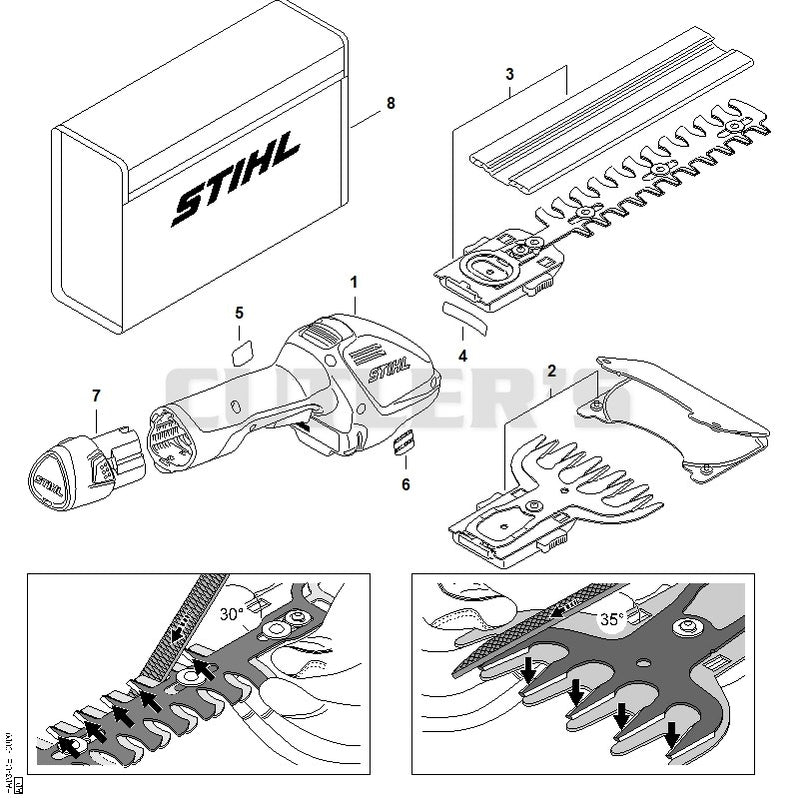 Spare parts HSA 26