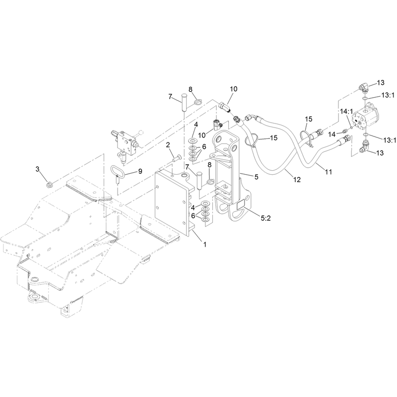 Plow Pivot and Quick Attach Slide Assembly