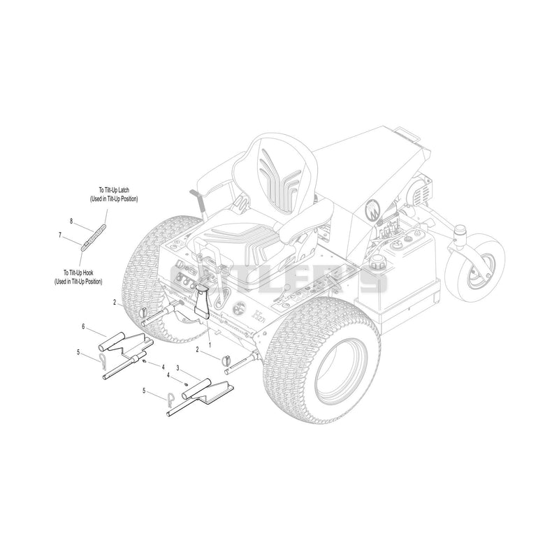H24D, H27I AND H37I DECK ARM ADAPTER KIT