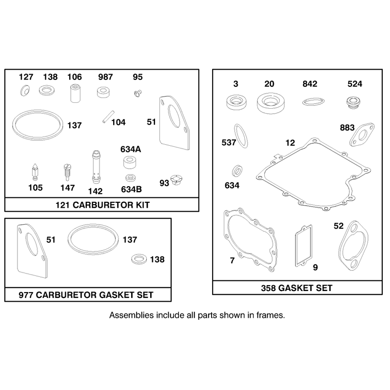 Engine Briggs and Stratton Model 28m707-0127-01