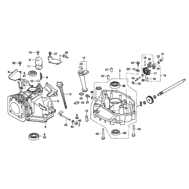 Cylinder Barrel Assembly Honda GXV160K1-A12