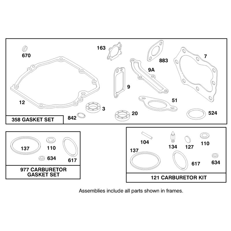 Engine Briggs and Stratton Model 12h802-1758-A1
