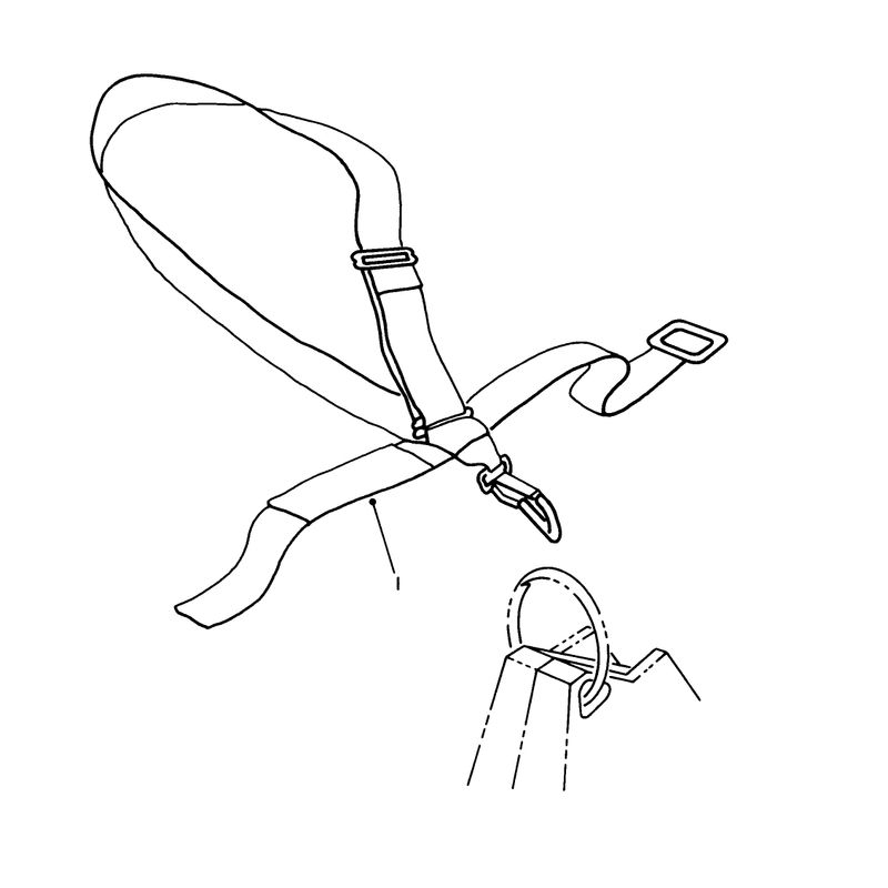 Deluxe Shoulder Belt Harness (optional)