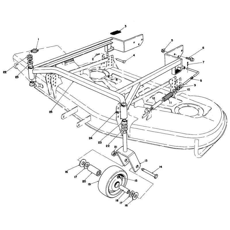 52in Carrier Frame Model No 30152