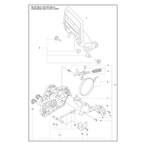 CHAIN BRAKE AND CLUTCH COVER