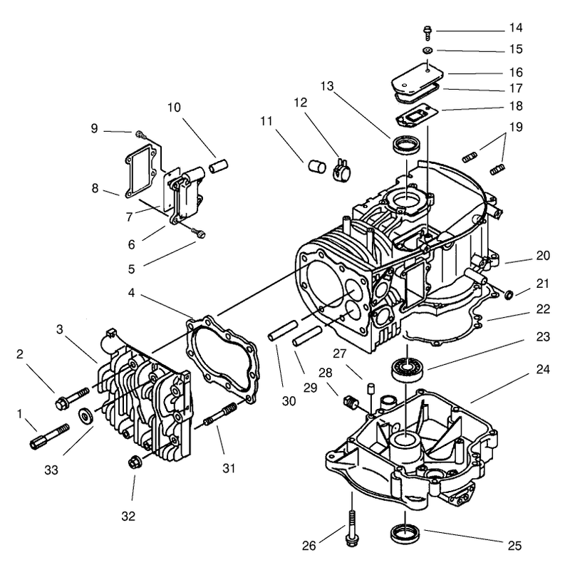 Crankcase Assembly Kawasaki FB460V-MS14
