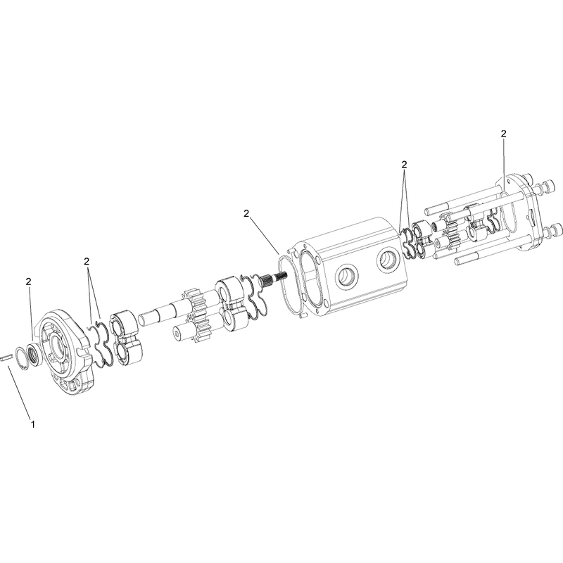 Hydraulic Motor Assembly No 108-4710