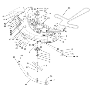 44in Deck Assembly