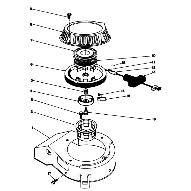 Recoil Assembly Model No 47pl0-1