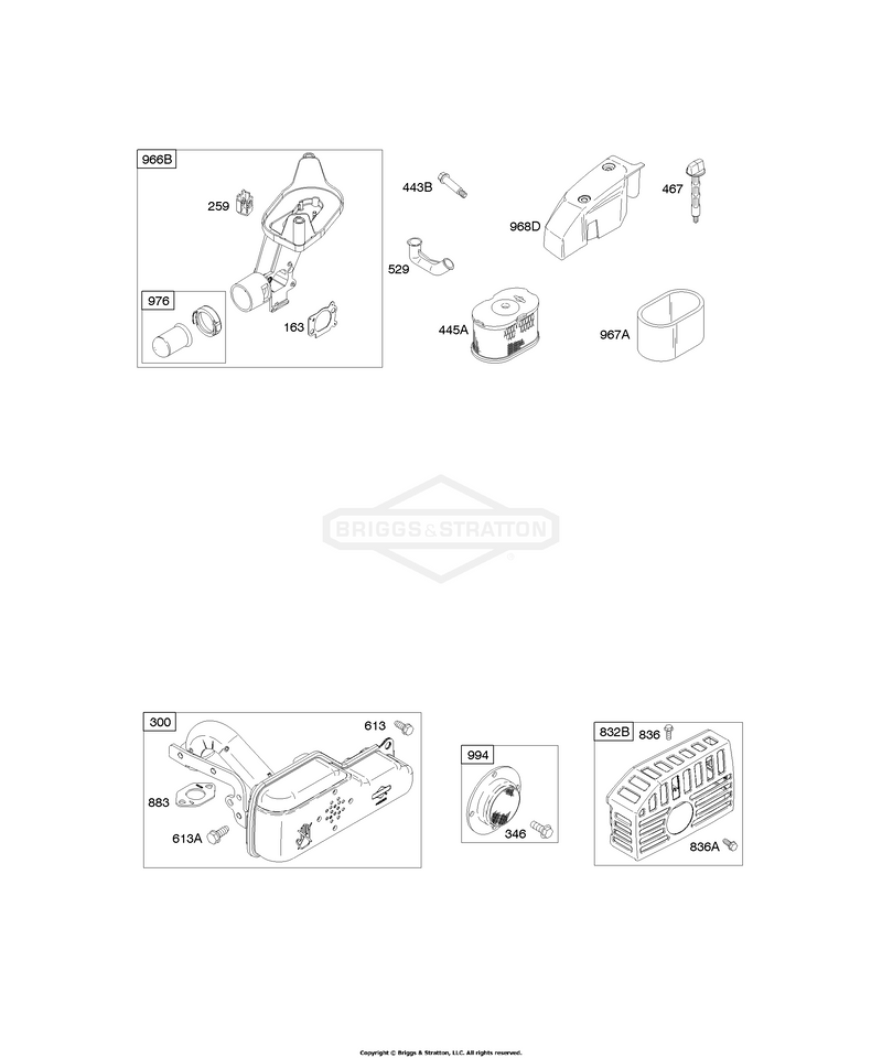 Air Cleaner, Exhaust System