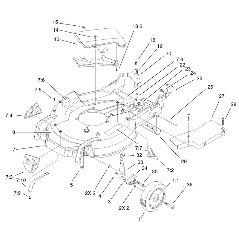 Housing and Wheel Assembly