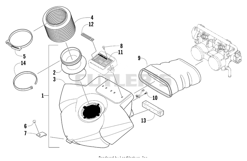 AIR SILENCER ASSEMBLY [89937]