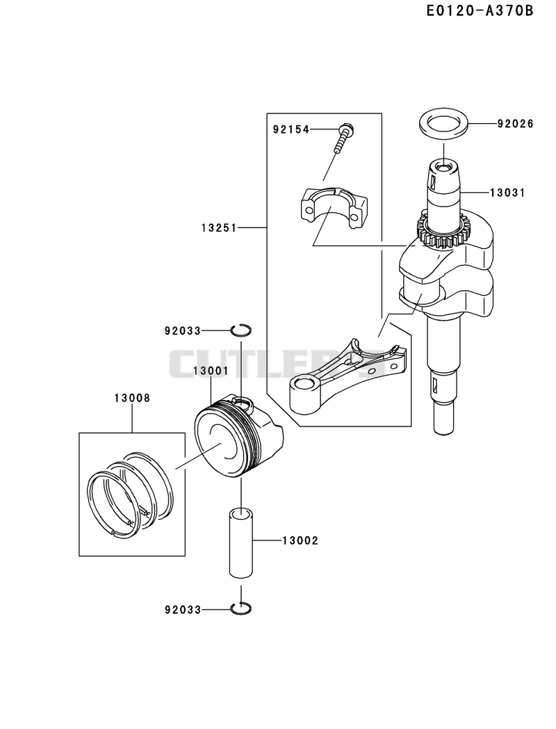 PISTON/CRANKSHAFT
