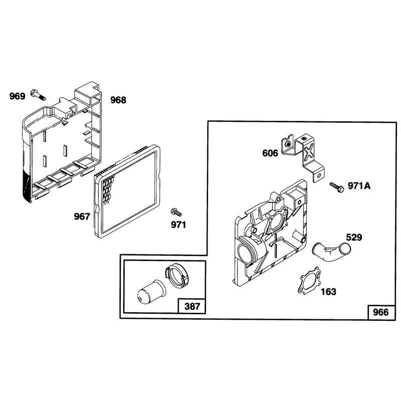 Engine Briggs and Stratton Model 12f802-0667-01