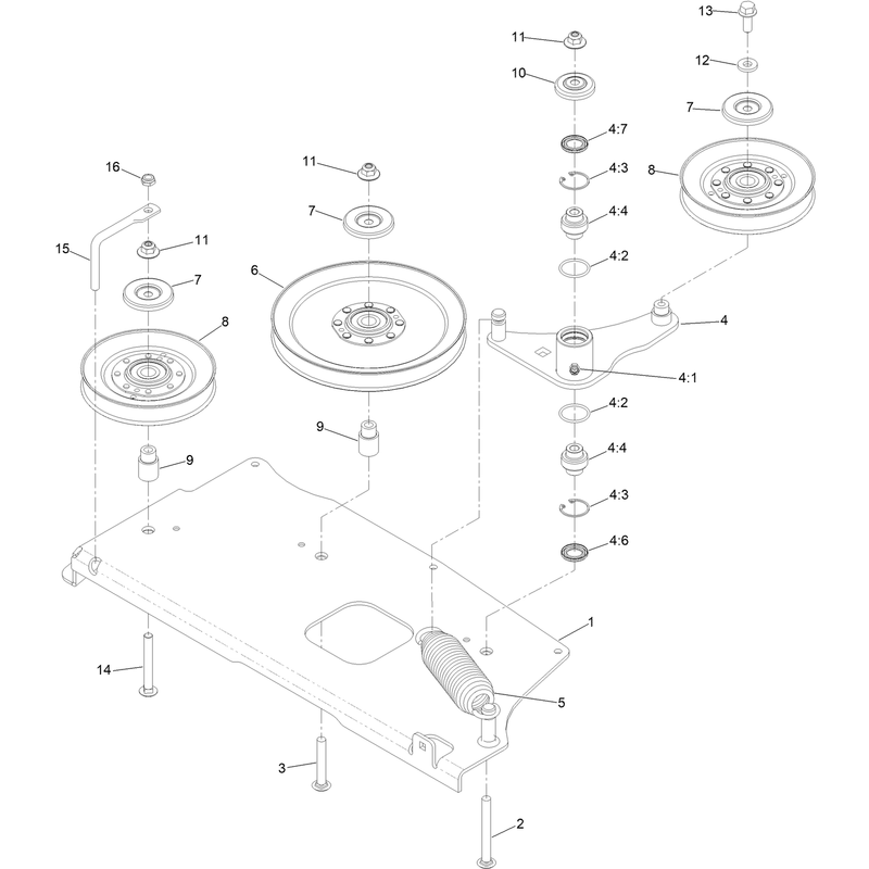 Idler Mount Assembly No. 126-3372