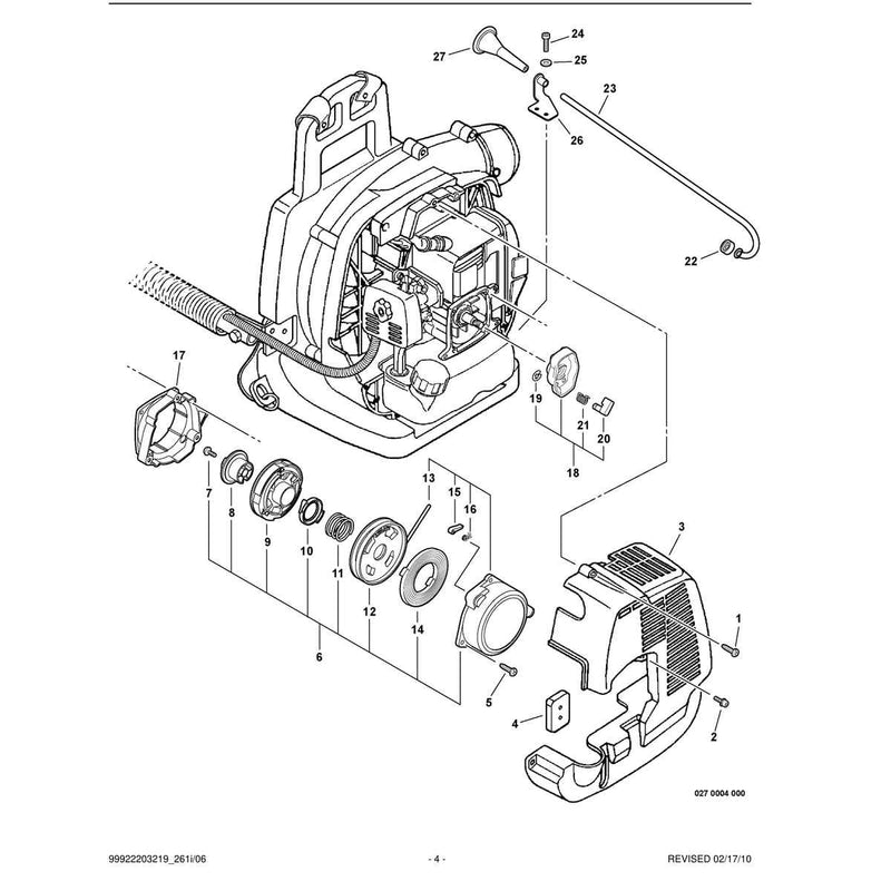 Engine Cover, Starter