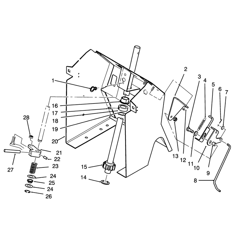 Steering Shaft and Indicator Assembly